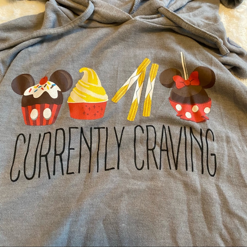 Disney Parks Snacks Sleeveless Hoodie Large